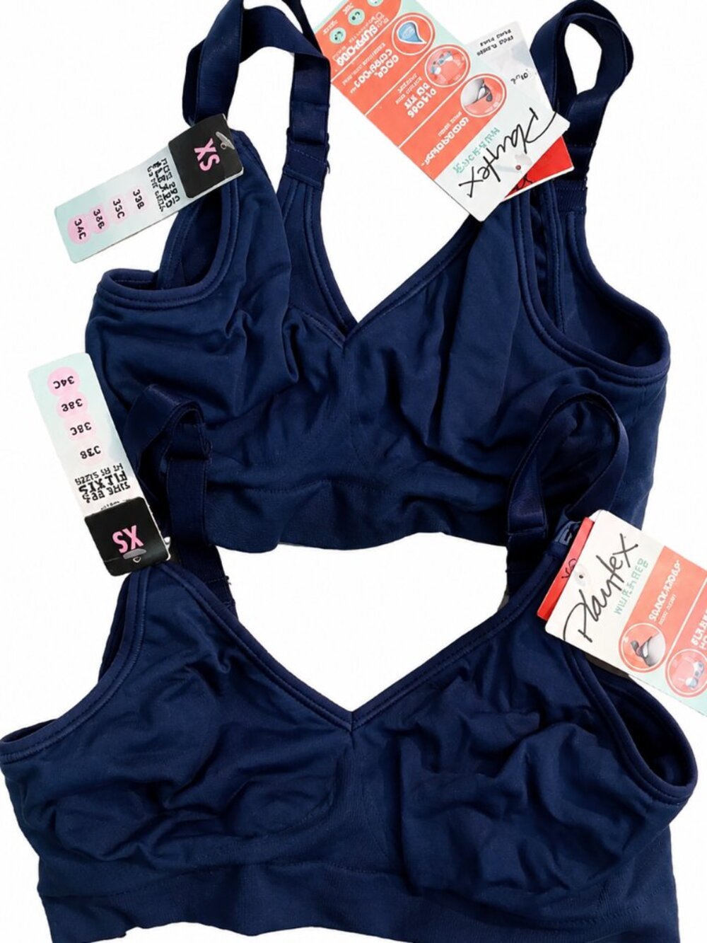 New XS nursing bra bundle. Breast Feeding Platex WireFREE WireLESS Maternity bra